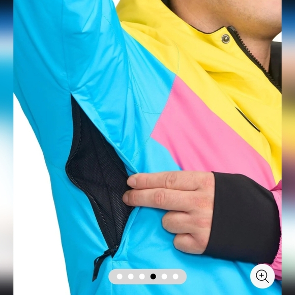 NWT!! Tipsy Elves, Icy Blunder Insulated Jacket, Blue/Black, Size XL, MSRP $190 - Picture 4 of 16